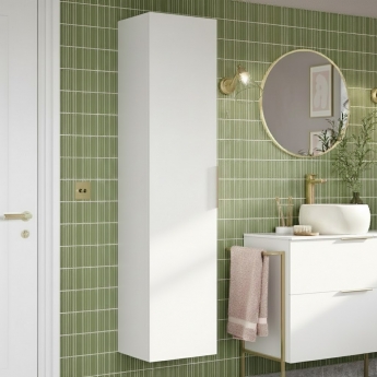 Signature Umea 350mm Wall Hung 1-Door Tall Storage Unit