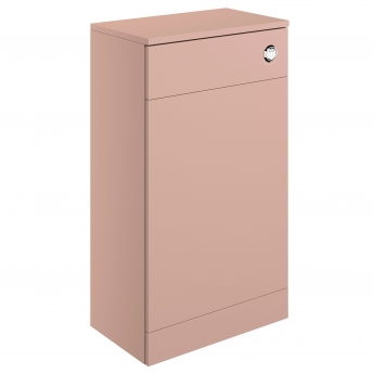 Signature Umea Back to Wall WC Toilet Unit 500mm Wide - Matt Antique Rose