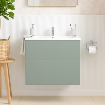 Signature Umea 600mm 2-Drawer Wall Hung Vanity Unit