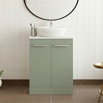 Signature Umea 590mm 2-Door Floor Standing Countertop Vanity Unit | Product Image