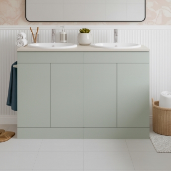 Signature Umea 1200mm 4-Door Floor Standing Countertop Vanity Unit