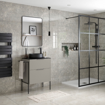 Signature Umea 800mm 2-Drawer Wall Hung Countertop Vanity Unit