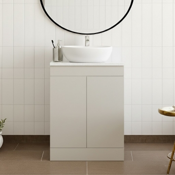 Signature Umea 590mm 2-Door Floor Standing Countertop Vanity Unit