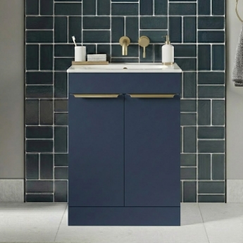 Signature Umea 600mm 2-Door Floor Standing Vanity Unit | Product Image