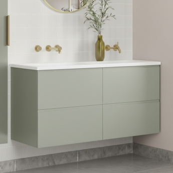 Signature Umea 1200mm 4-Drawer Wall Hung Vanity Unit with Basin | Product Image