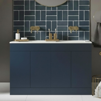 Signature Umea 1200mm 4-Door Floor Standing Vanity Unit with Basin