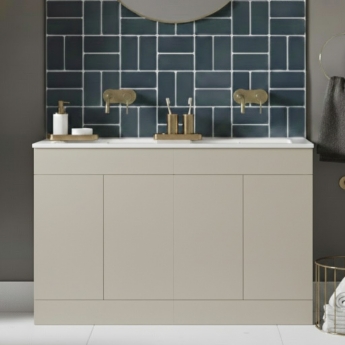 Signature Umea 1200mm 4-Door Floor Standing Vanity Unit with Basin