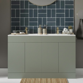 Signature Umea 1200mm 4-Door Floor Standing Vanity Unit with Basin