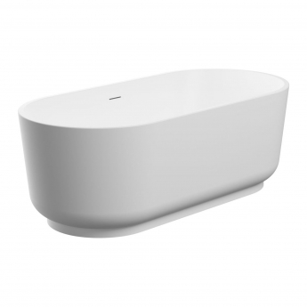 Signature Gala Freestanding Bath 1685mm x 800mm 0 Tap Hole - Matt White | Product Image
