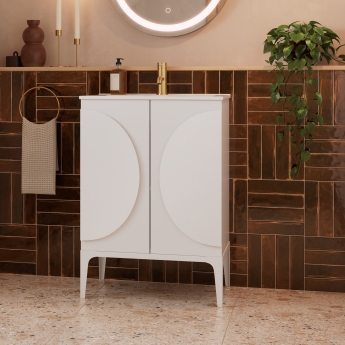 Signature Venice 600mm 2-Door Floor Standing Vanity Unit | Product Image