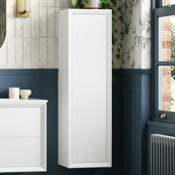 Signature Verge 345mm Wall Hung 1-Door Tall Storage Unit