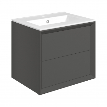 Signature Verge 615mm 2-Drawer Wall Hung Vanity Unit