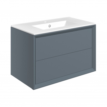 Signature Verge 815mm 2-Drawer Wall Hung Vanity Unit | Product Image