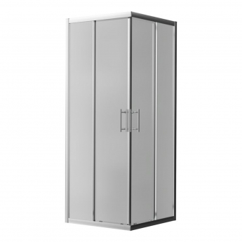 Signature Verve Easy-Fit Corner Entry Sliding Shower Enclosure 760mm x 760mm - 6mm Glass | Product Image