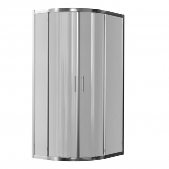 Signature Verve 2-Door Easy-Fit Offset Quadrant Shower Enclosure 1200mm x 800mm - 6mm Glass | Product Image