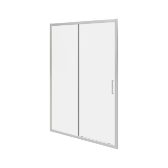 Signature Verve Easy-Fit Sliding Shower Door with Tray 1400mm x 700mm - 6mm Glass | Product Image