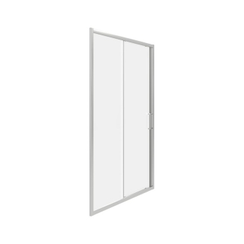 Signature Verve Easy-Fit Sliding Shower Door with Tray 1400mm x 700mm - 6mm Glass | Product Image