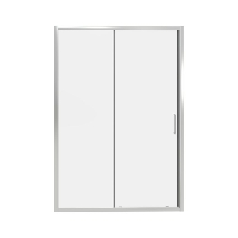Signature Verve Easy-Fit Sliding Shower Door with Tray 1400mm x 700mm - 6mm Glass | Product Image