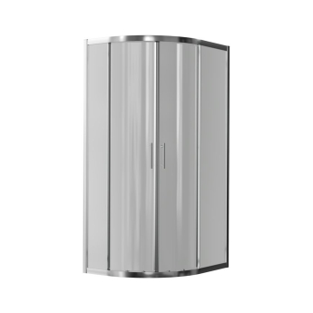 Signature Verve 2-Door Easy-Fit Offset Quadrant Shower Enclosure with Tray - 6mm Glass | Product Image