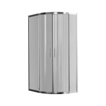 Signature Verve 2-Door Easy-Fit Offset Quadrant Shower Enclosure with Tray - 6mm Glass | Product Image