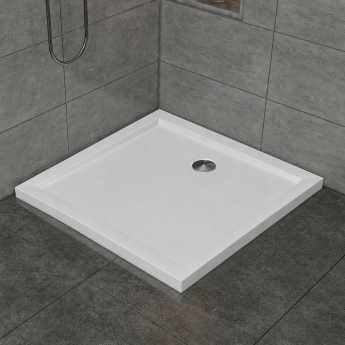 Signature Verve 6mm Corner Entry Square Shower Enclosure (inc Tray) | Product Image