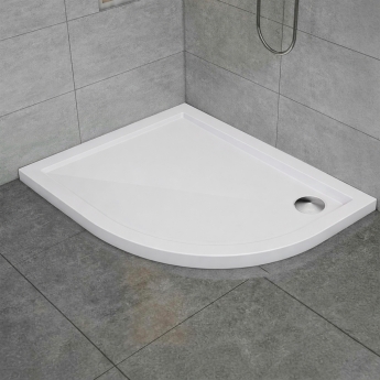Signature Verve 2-Door Offset Quadrant Shower Enclosure with Tray 900mm x 760mm RH - 6mm Glass | Product Image