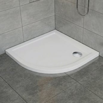 Signature Verve 6mm 1-Door Quadrant Shower Enclosure (inc Tray) | Product Image