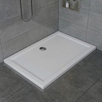 Signature Verve Sliding Door Rectangular Shower Enclosure with Tray 1200mm x 900mm - 6mm Glass | Product Image
