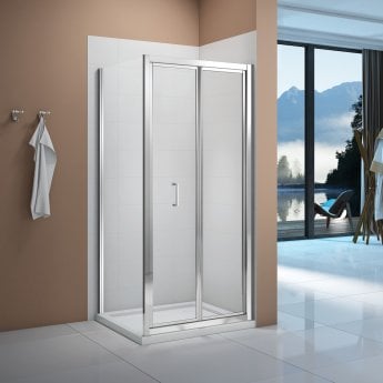 Merlyn Vivid Boost Bi-Fold Shower Door - 6mm Glass