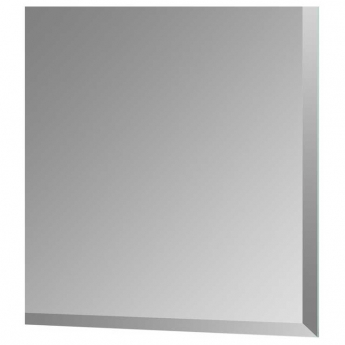 Signature Skyline Floor Standing 1-Door Vanity Unit with Basin and Rockford Mirror 600mm Wide - White Gloss