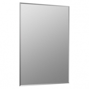 Signature Skyline Floor Standing 2-Door Vanity Unit with Basin and Mirror 560mm Wide - White Gloss