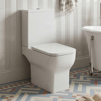 Signature Zen Rimless Close Coupled Toilet (inc Soft Close Seat) | Product Image