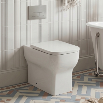Signature Zen Rimless Back to Wall Toilet (inc Soft Close Seat) | Product Image