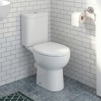 Signature Zeus Close Coupled Toilet (inc Soft Close Seat) | Product Image