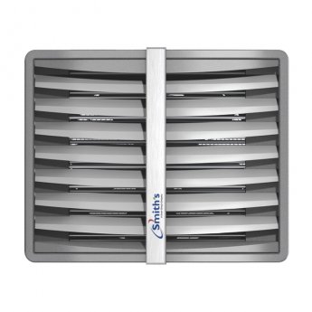 Smiths Solano Eco Unit Heater Max 3 with Mounting Bracket - Silver Grey