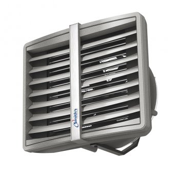 Smiths Solano Eco Unit Heater Max 1 with Mounting Bracket - Silver Grey