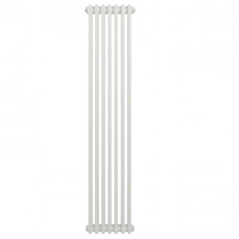 Stelrad Softline Vertical 2-Column Radiator 2000mm H x 444mm W - White
