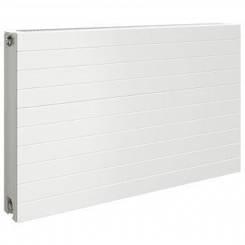 Stelrad Softline Deco Horizontal Flat Panel Radiator 300mm H x 500mm W Single Convector - White