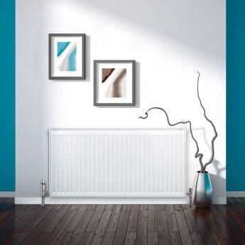 Stelrad Softline Compact Radiator 600mm H x 1200mm W Double Convector