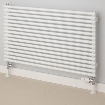 S4H Chaucer Single Horizontal Radiator 538mm H x 920mm W - White