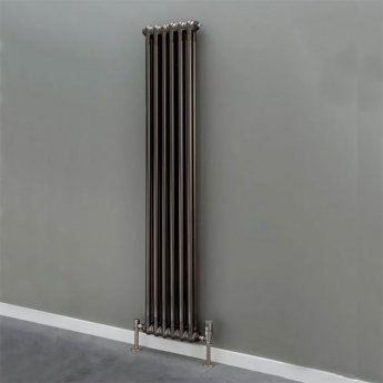 S4H Cornel 2 Column Vertical Radiator 1500mm H x 294mm W - 6 Sections - Lacquer