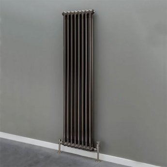 S4H Cornel 2 Column Vertical Radiator 1500mm H x 384mm W - 8 Sections - Lacquer