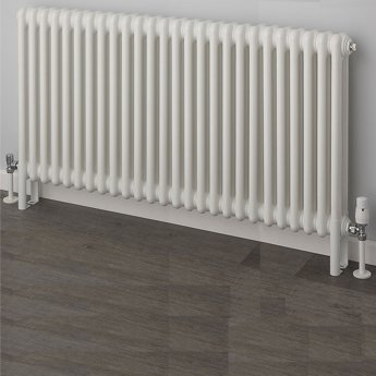 EcoRad Legacy Horizontal 2 Column Radiator 600mm H x 1194mm W - RAL