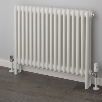 EcoRad Legacy Horizontal 2 Column Radiator 600mm H x 834mm W - RAL