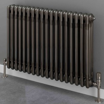 S4H Cornel 3 Column Horizontal Radiator 600mm H x 834mm W - 18 Sections - Lacquer