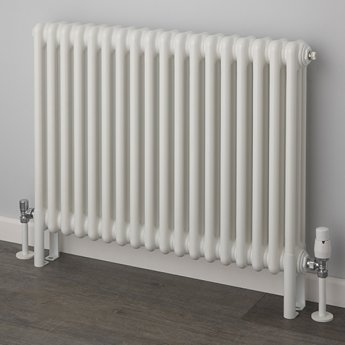EcoRad Legacy Horizontal 3 Column Radiator 600mm H x 834mm W - RAL