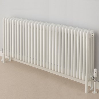 EcoRad Legacy Horizontal 4 Column Radiator 300mm H x 1374mm W - RAL