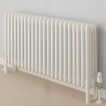 EcoRad Legacy Horizontal 4 Column Radiator 500mm H x 1014mm W - RAL