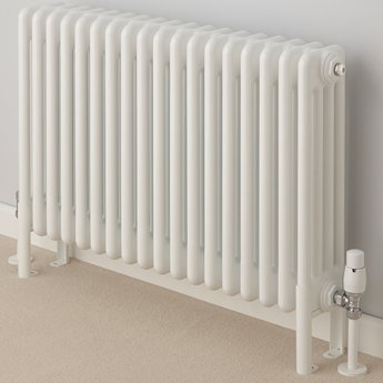 EcoRad Legacy Horizontal 4 Column Radiator 750mm H x 834mm W - RAL | Product Image