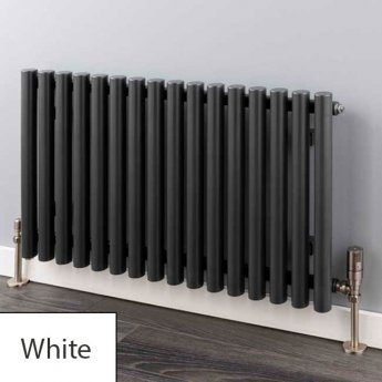 S4H Hornby Designer Horizontal Radiator 500mm H x 865mm W - White